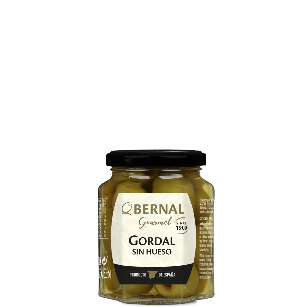 Aceitunas Gordal sin Hueso, Bernal Selecta, 290ml
