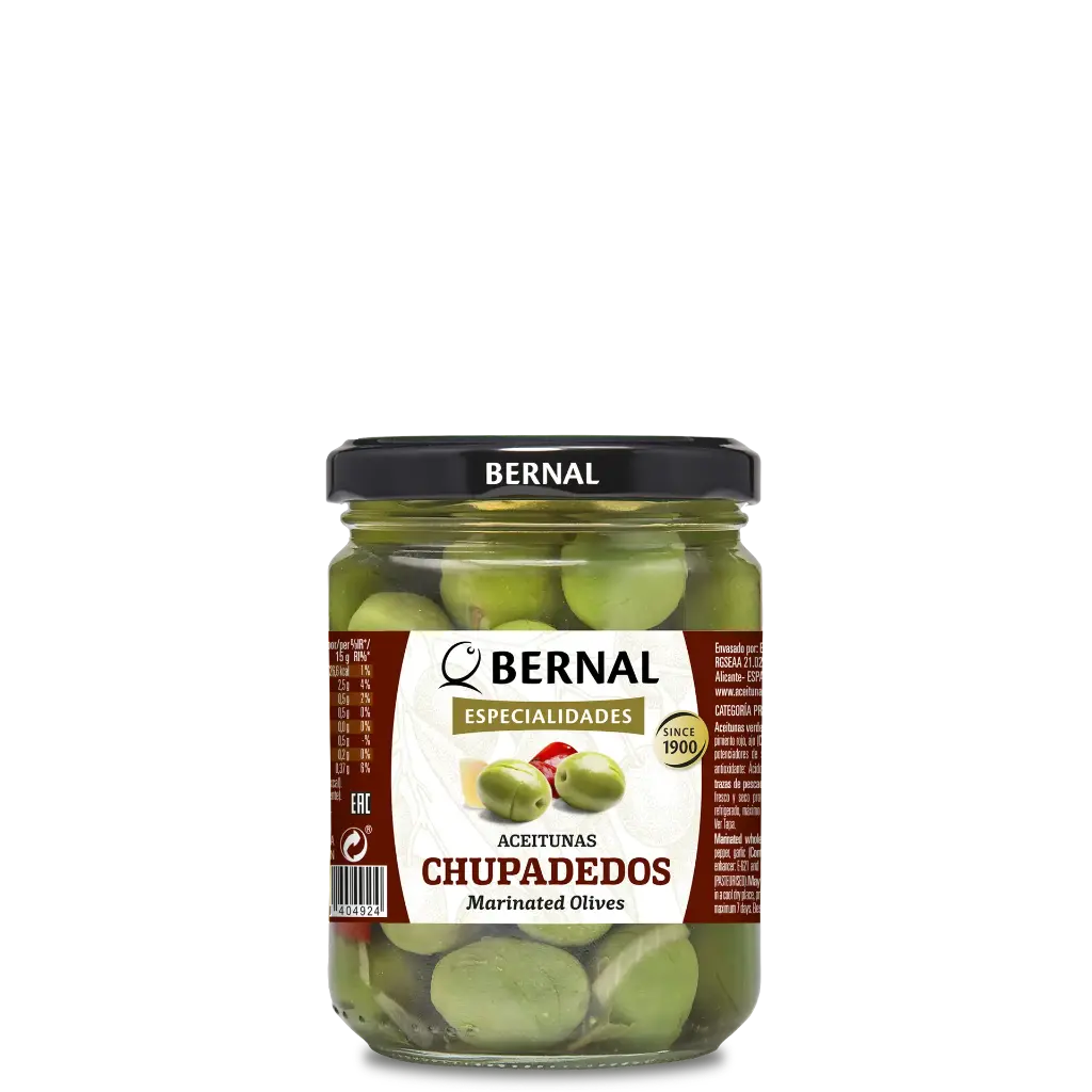  Aceitunas Chupadedos, Bernal Original, 445ml