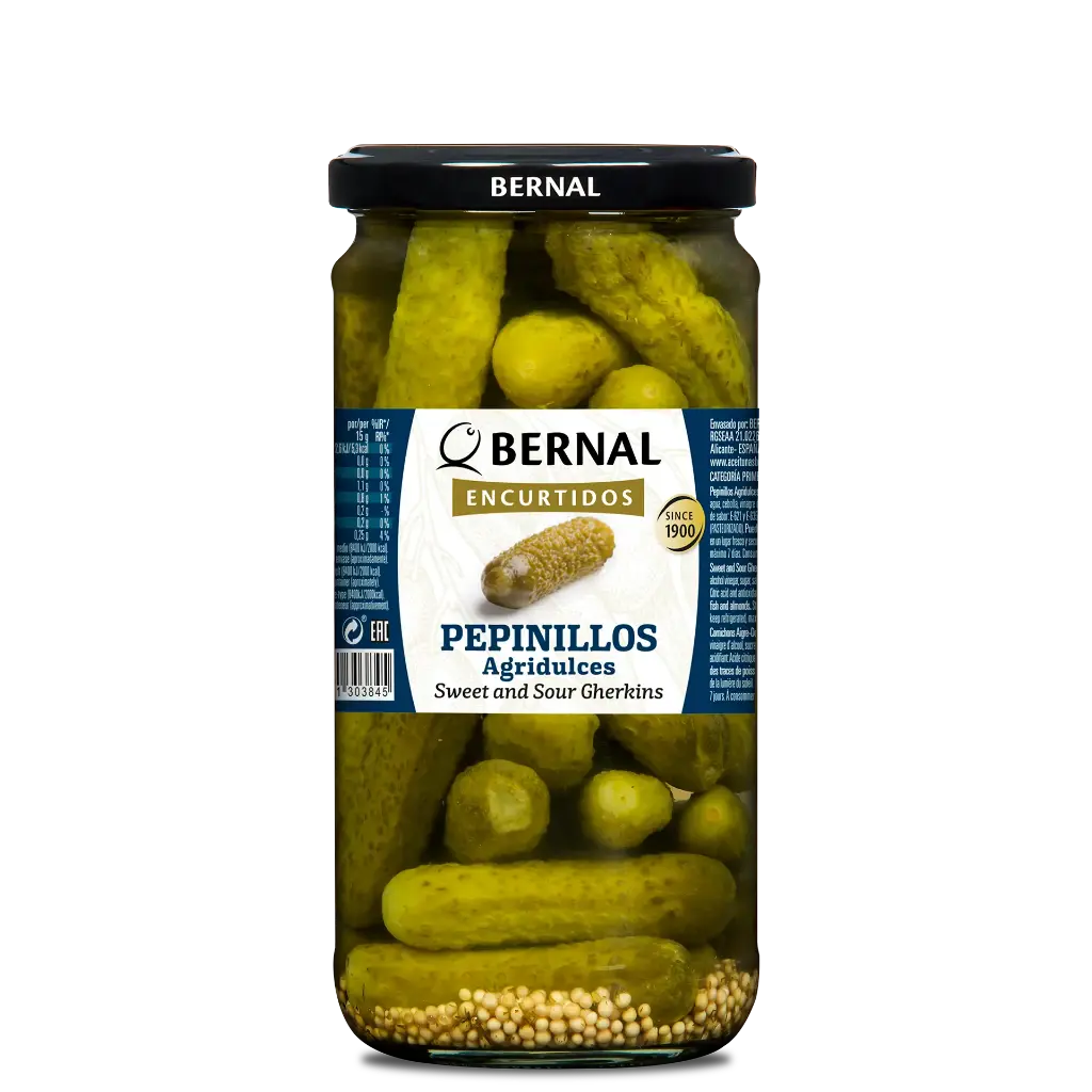 Pepinillos Agridulces, Bernal Original, 720ml