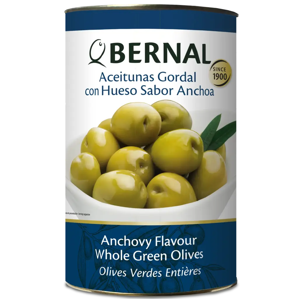 Whole Gordal Olives, Bernal Professional, 4250ml