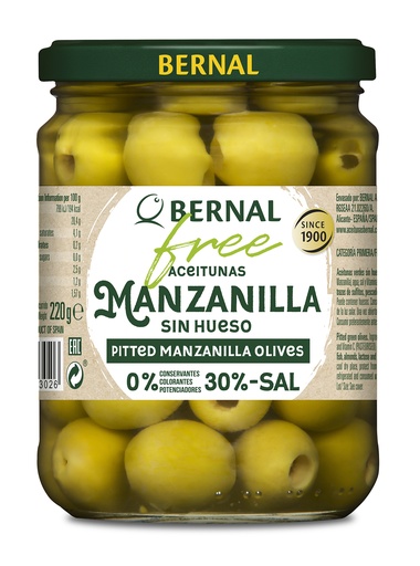 [AC003-F] Aceitunas Manzanilla sin Hueso Free