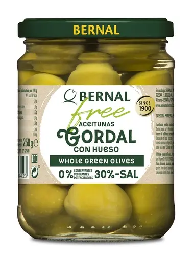 [AC005-F] Aceitunas Gordal con Hueso Free