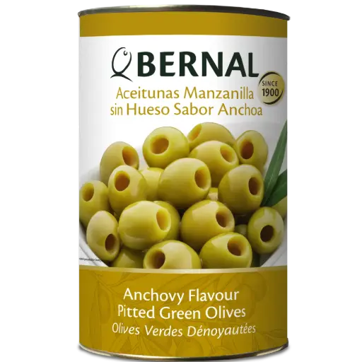 [B007-3] Aceitunas Manzanilla sin Hueso 200/220, Bernal Professional, 4250ml