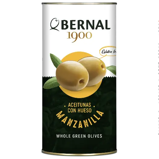 [B015-2] Aceitunas Manzanilla con Hueso, Bernal Original, 1480ml