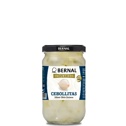 [EC002-2] Silver Skin Onions, Bernal Original,  314ml