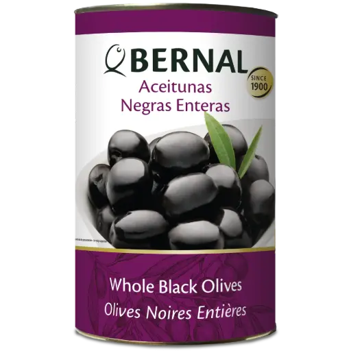[B002-3] Black Olives 160/200, Bernal Professional, 4250ml