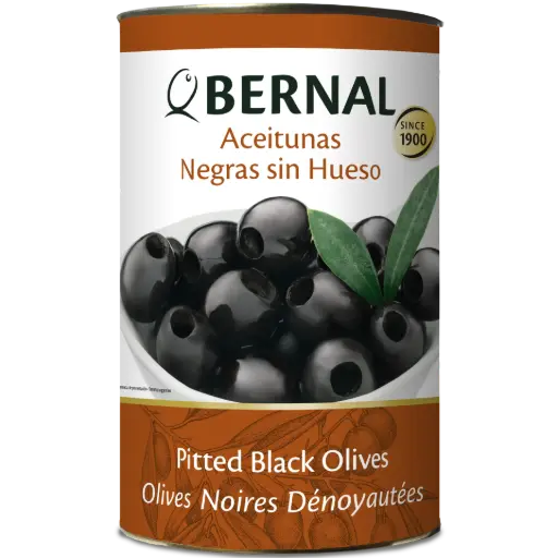[B002-2] Aceitunas Negras sin Hueso 200/220, Bernal Professional, 4250 ml