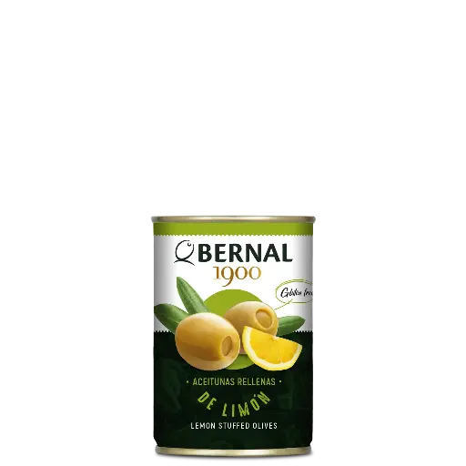 [B026-P] Aceitunas Rellenas de Limón, Bernal Original, 300ml