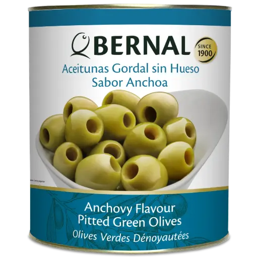 [B013-5] Aceitunas Gordal sin Hueso, Bernal Professional, 8365ml